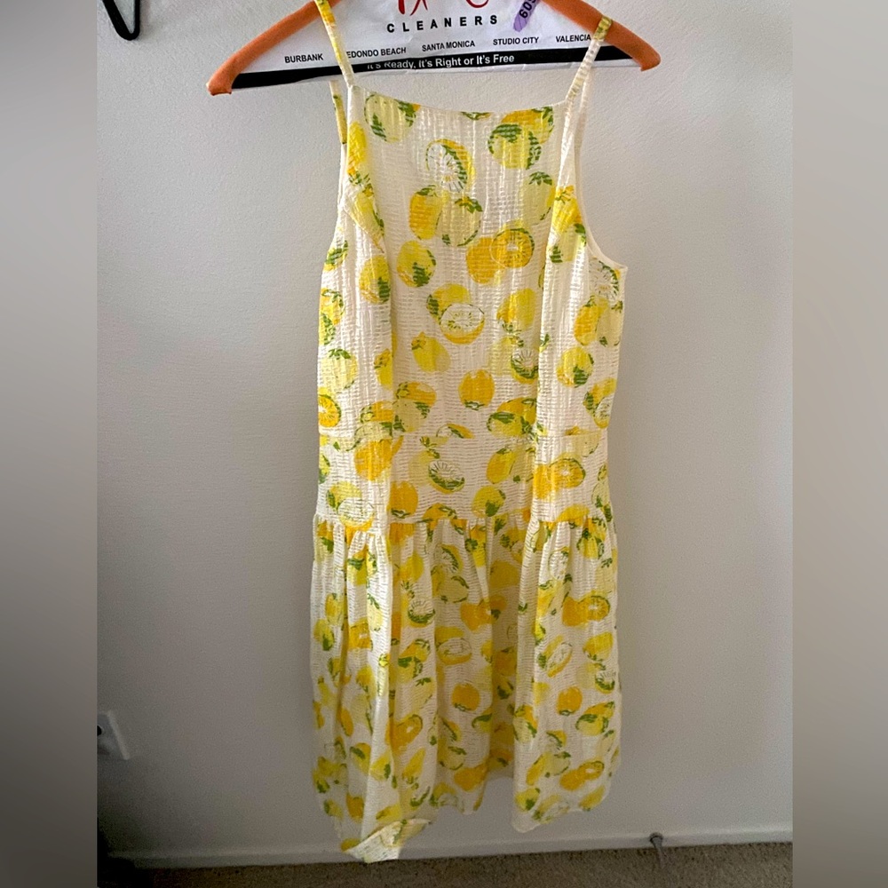 Ann Taylor lemon yellow sundress, worn once. Excellent condition.